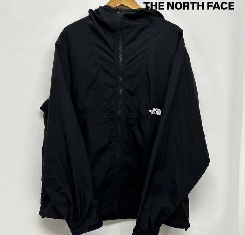 ザノースフェイス ナイロンジャケット フード付き ワンポイント メンズ