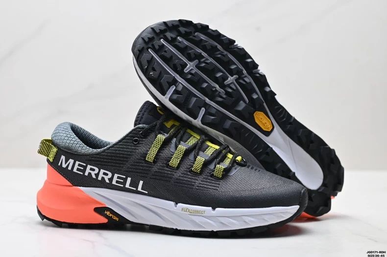 【新品·未使用】MERRELL メレル AGILITY PEAK 4 アジリティー ピーク 4 ブラック*オレンジ スニーカー メンズ