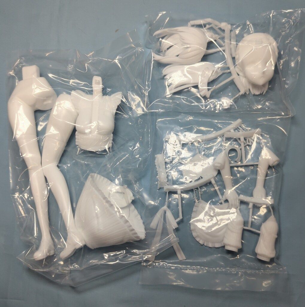 シェリフ堂 レジンキャストキット 原型 シェリフ 洲天頃椎奈 クリーム バター制服