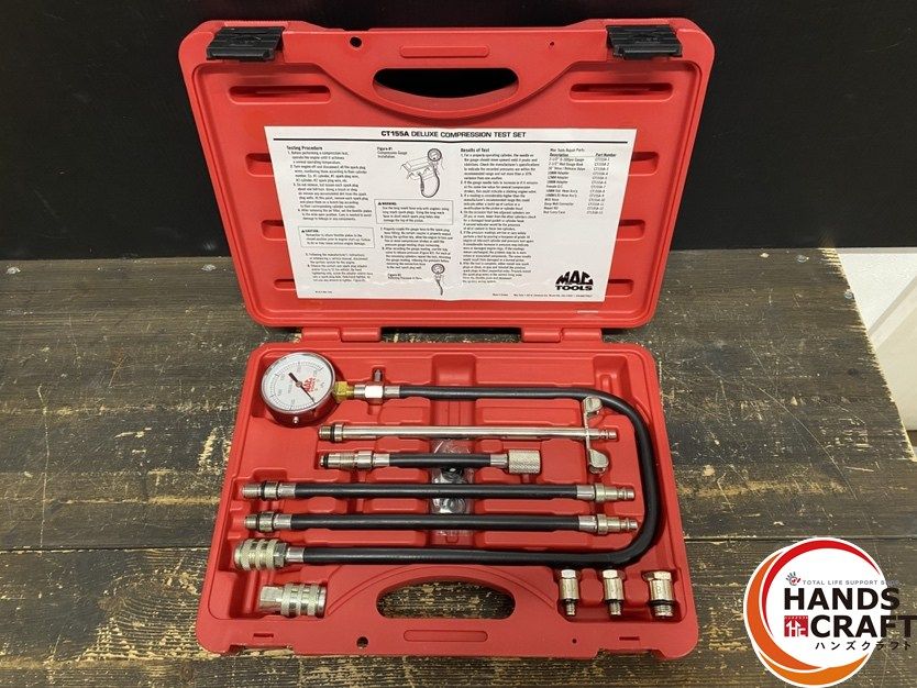 ● ♥品 MAC TOOLS マックツールズ CT 155 A デラックス コンプレッションテストキット コンプレッションテスター ケース入り