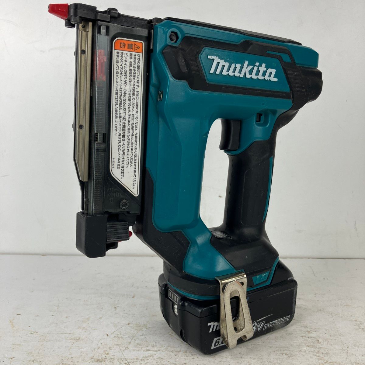 ЗЗMAKITA マキタ 18 v 35 mm 充電式ピンタッカ バッテリーx 1 ケース付 充電器無し PT 353 D ブルー