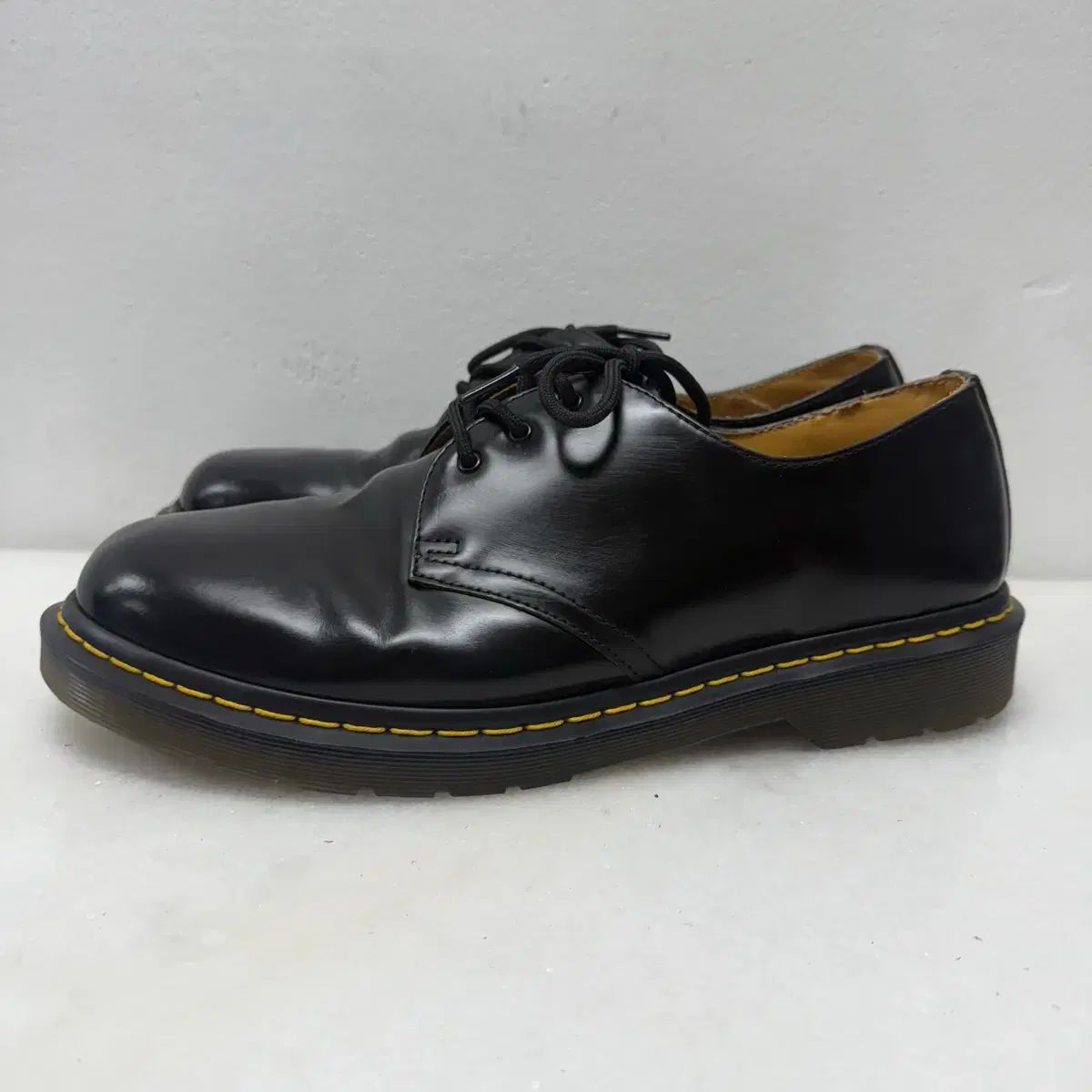  UK 10 290 DR MARTENS ドクターマーチン 3ホール 1461 11838 スムース ブラック ローファー ブーツ 革靴