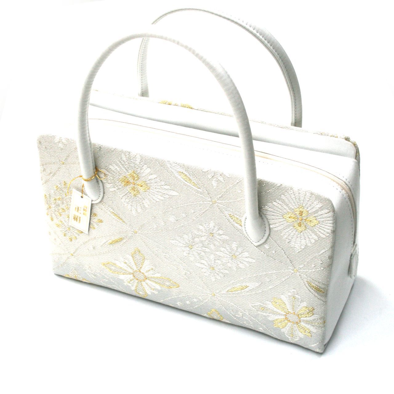 新品 西陣織 正絹 利休バッグ 手提げ バッグ 結婚式 パーティー 入学式
