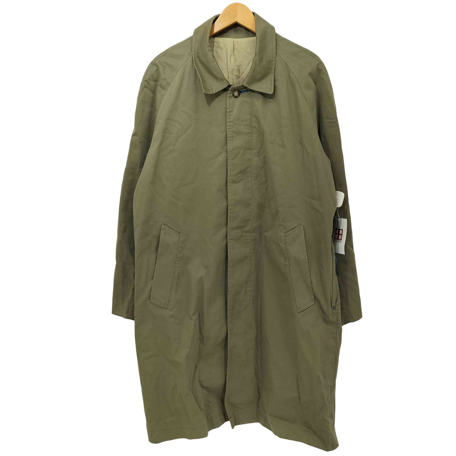 YAECA(ヤエカ) 裏地カラーパイピング ステンカラーコート メンズ JPN：1 【中古】【ブランド古着バズストア】 ヤエカ YAECA 裏地カラーパイピング ステンカラーコート メンズ JPN：1