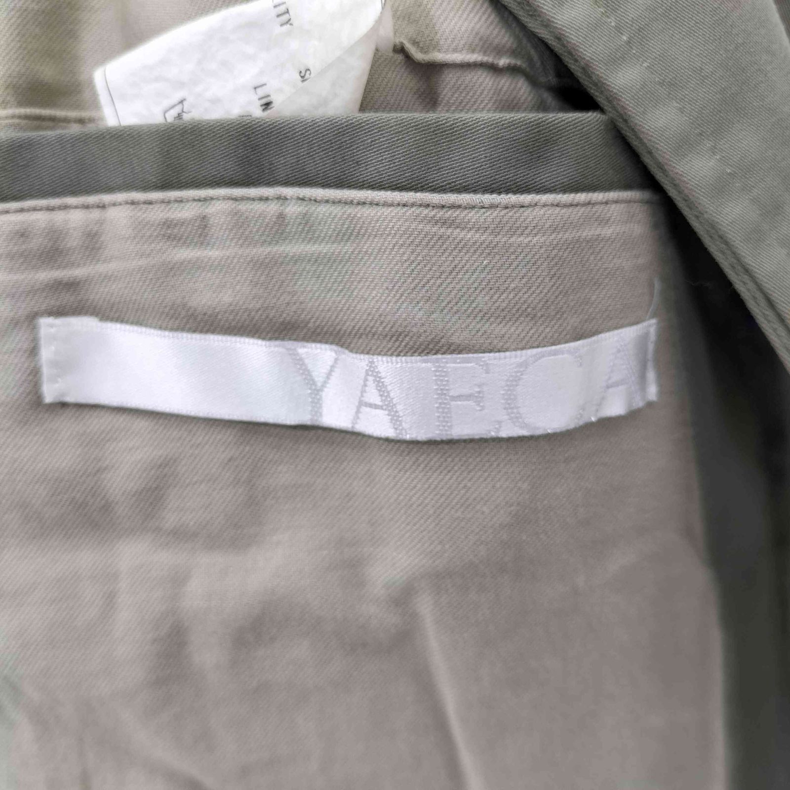 ヤエカ YAECA 裏地カラーパイピング ステンカラーコート メンズ JPN：1