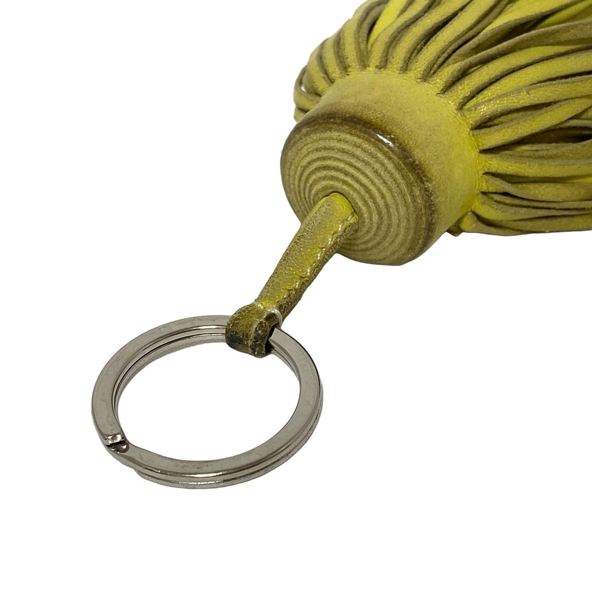 HERMES(エルメス) キーホルダー(チャーム) カルメン イエロー タッセル