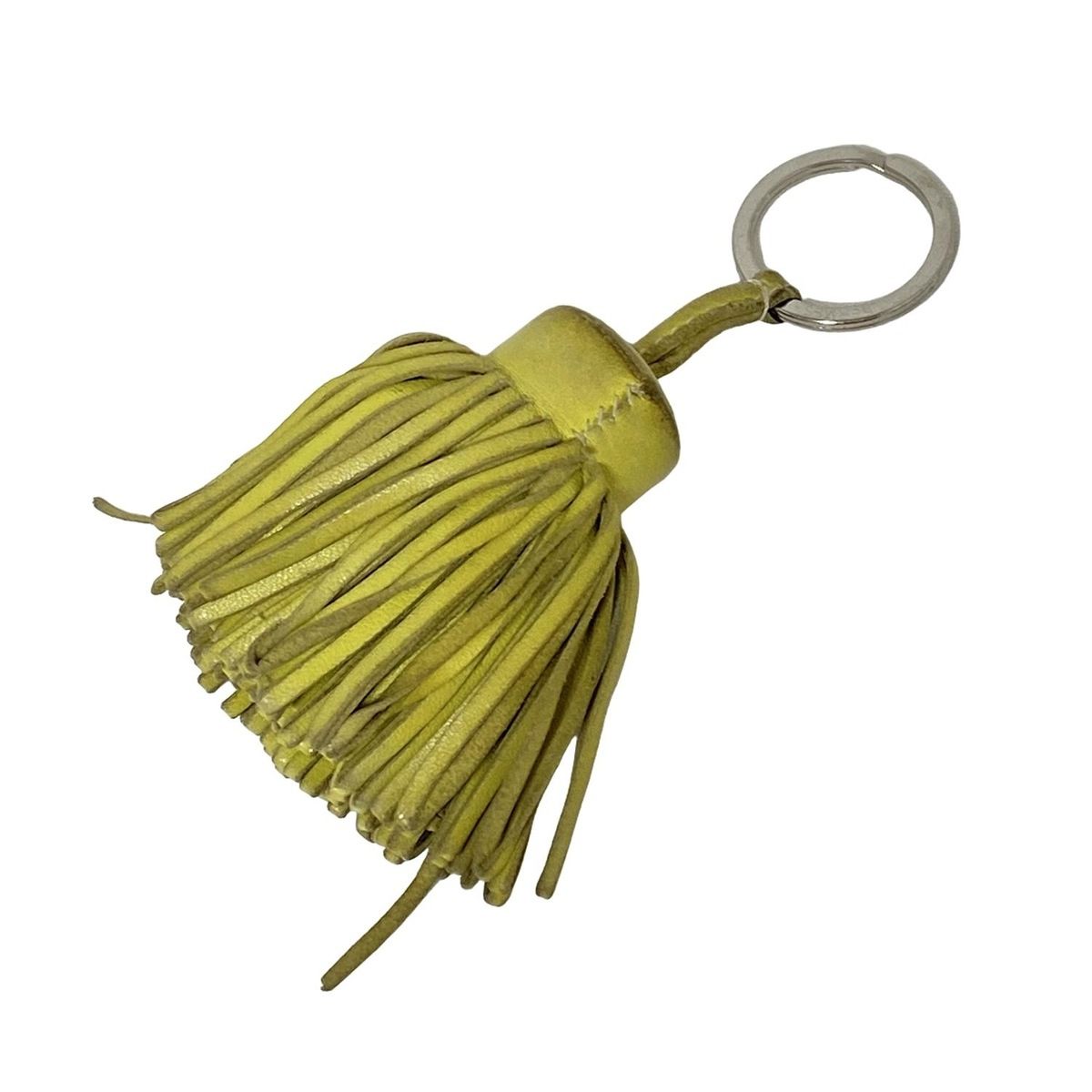 HERMES(エルメス) キーホルダー(チャーム) カルメン イエロー タッセル