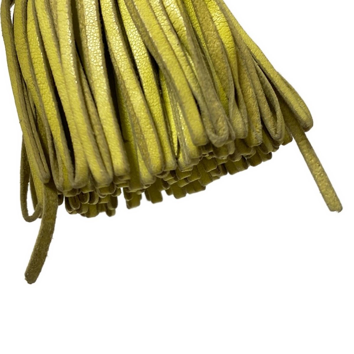 HERMES(エルメス) キーホルダー(チャーム) カルメン イエロー タッセル