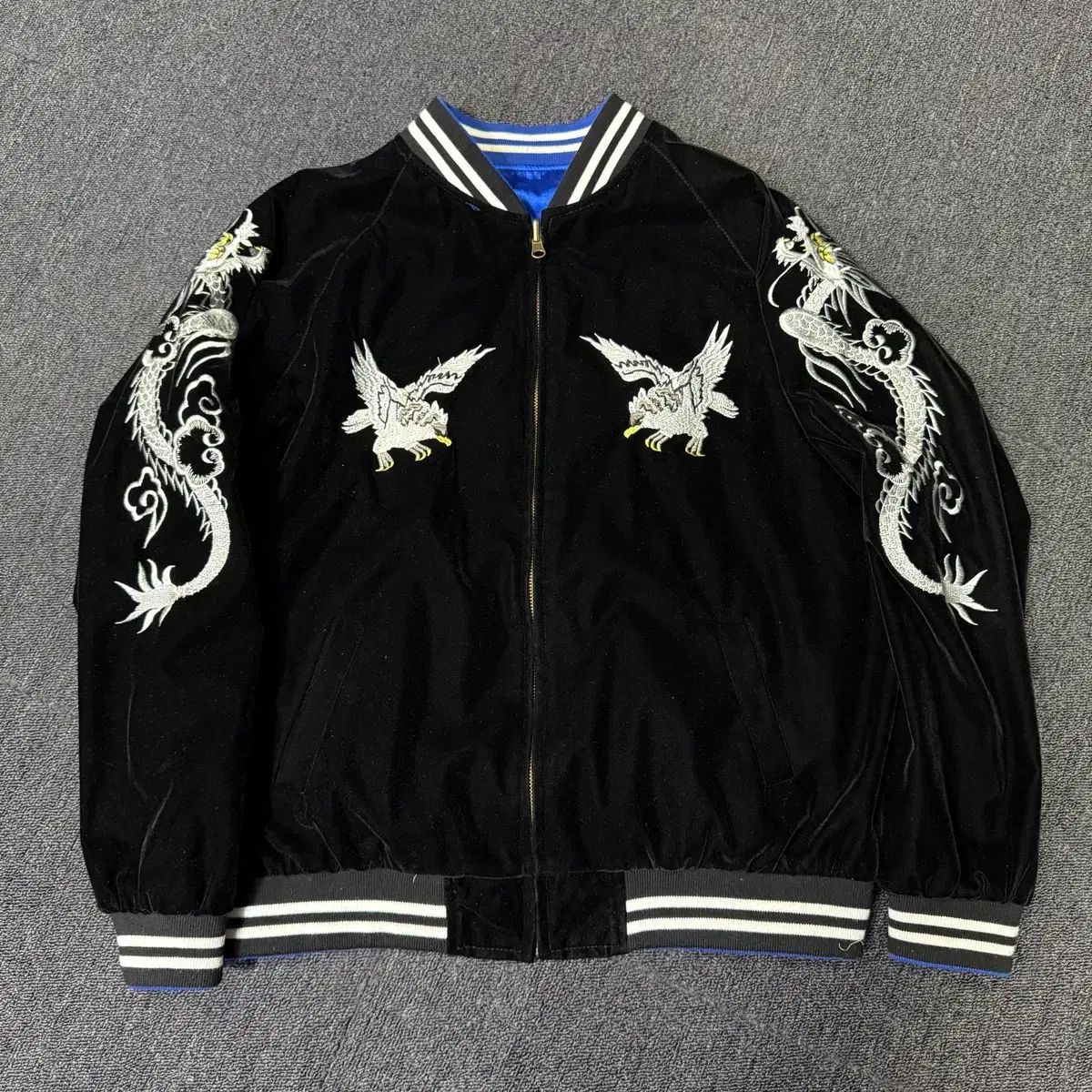 ツアーベルベット リバーシブル アウトレット 양면 スカジャン