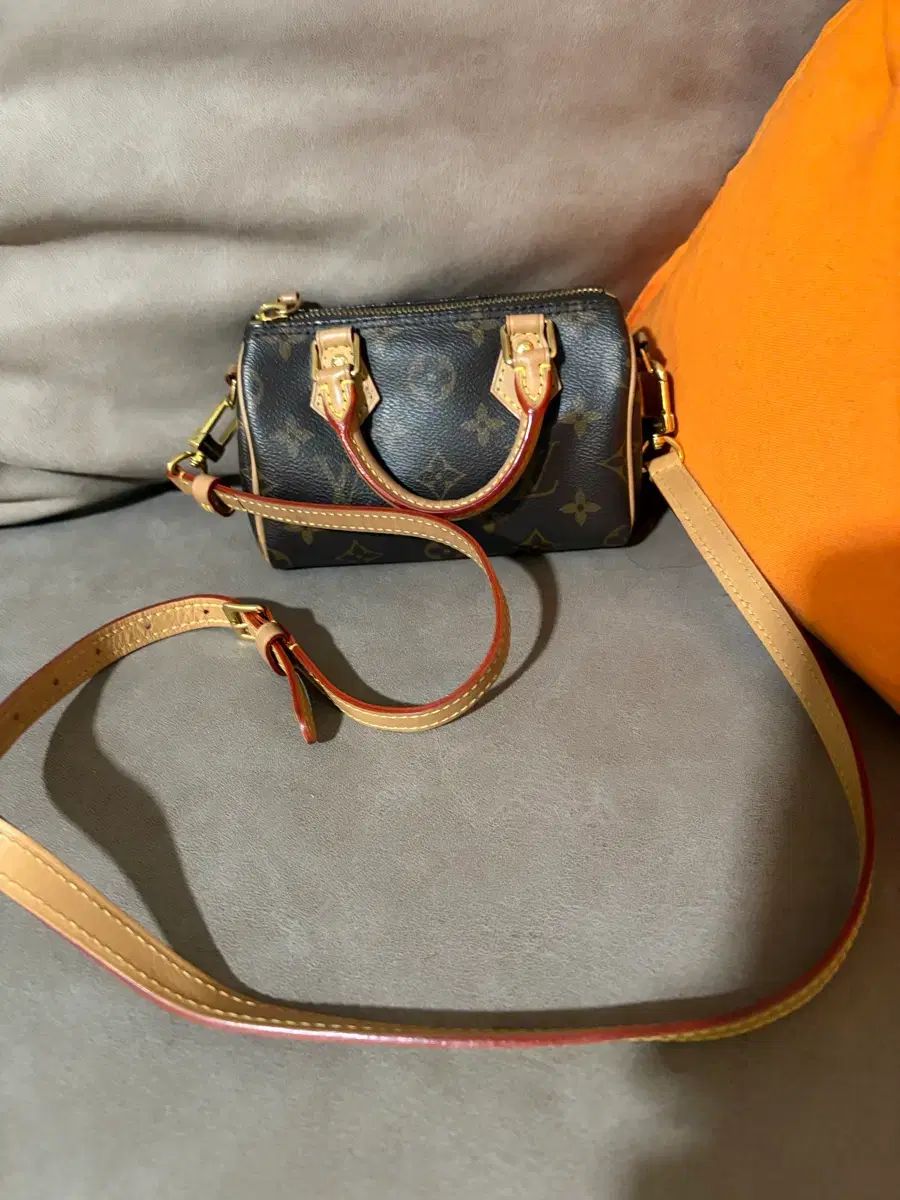 ルイヴィトン ナノ スピーディ モノグラム ハンドバッグ