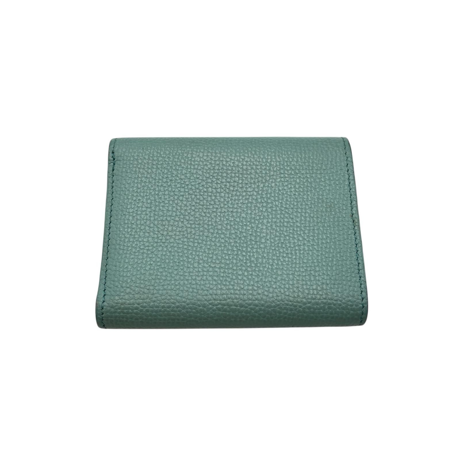 ロエベ LOEWE 三つ折り財布 トライフォールド アナグラム レザー