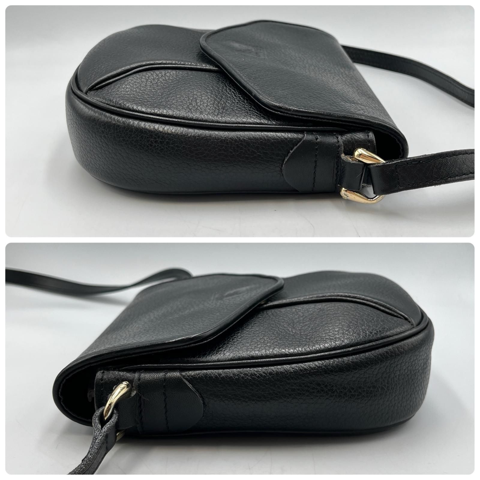 バーバリー BURBERRY ショルダーバッグ ノバチェック レザー ブラック