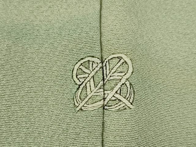 平和屋着物▽上質な小紋 霞文 暈し染め 正絹 逸品 AABD7657ck