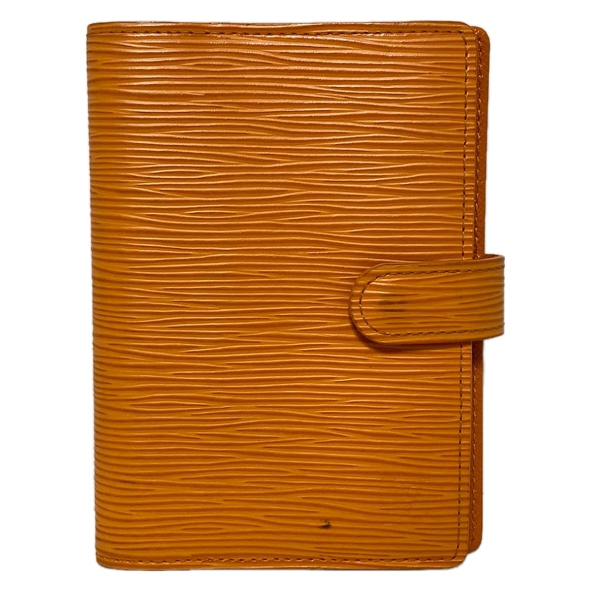 LOUIS VUITTON ルイヴィトン 手帳 エピ アジェンダPM R 2005 H マンダリン イニシャル刻印 レザー