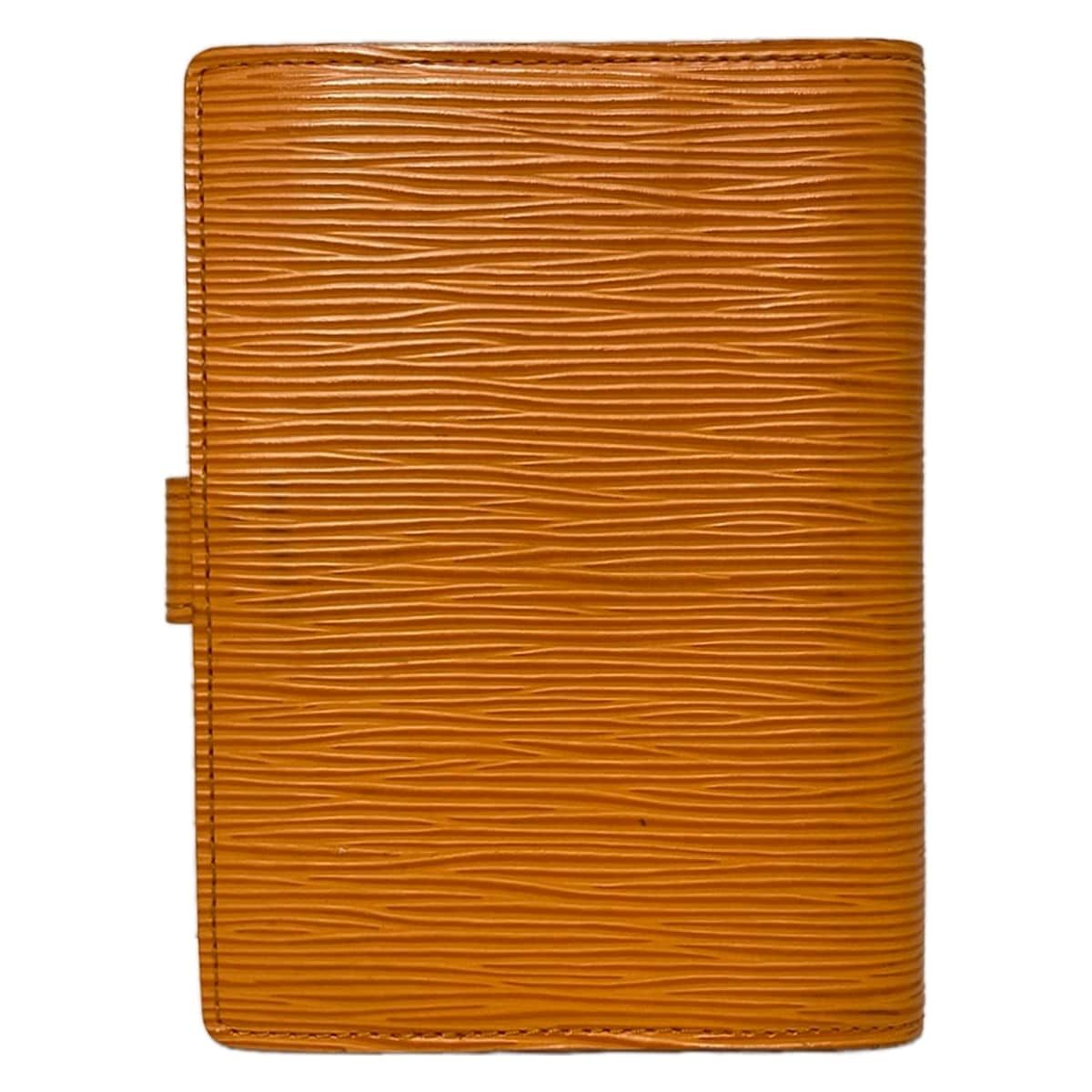 LOUIS VUITTON ルイヴィトン 手帳 エピ アジェンダPM R 2005 H マンダリン イニシャル刻印 レザー