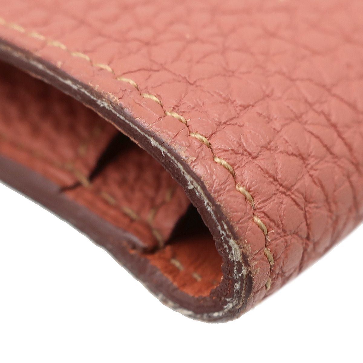  エルメス HERMES 長財布 ドゴンデュオ ドゴンGM トゴ ロージー マットシルバー金具 R刻印 箱 その他 小物