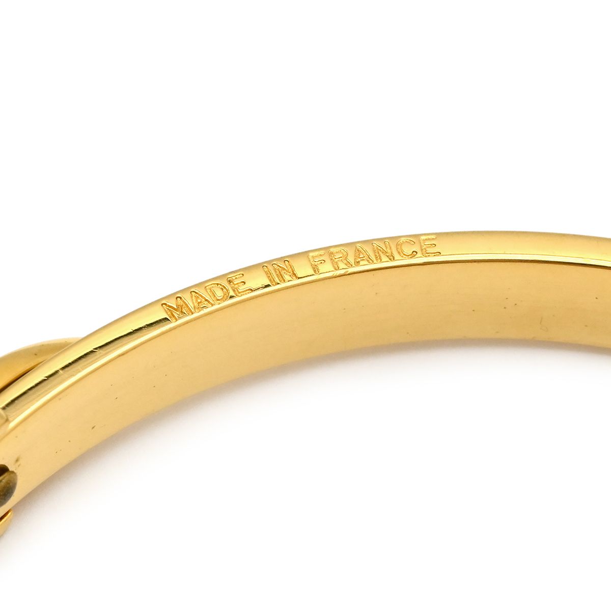 エルメス HERMES バングル サンチュール リザード GP グリーン