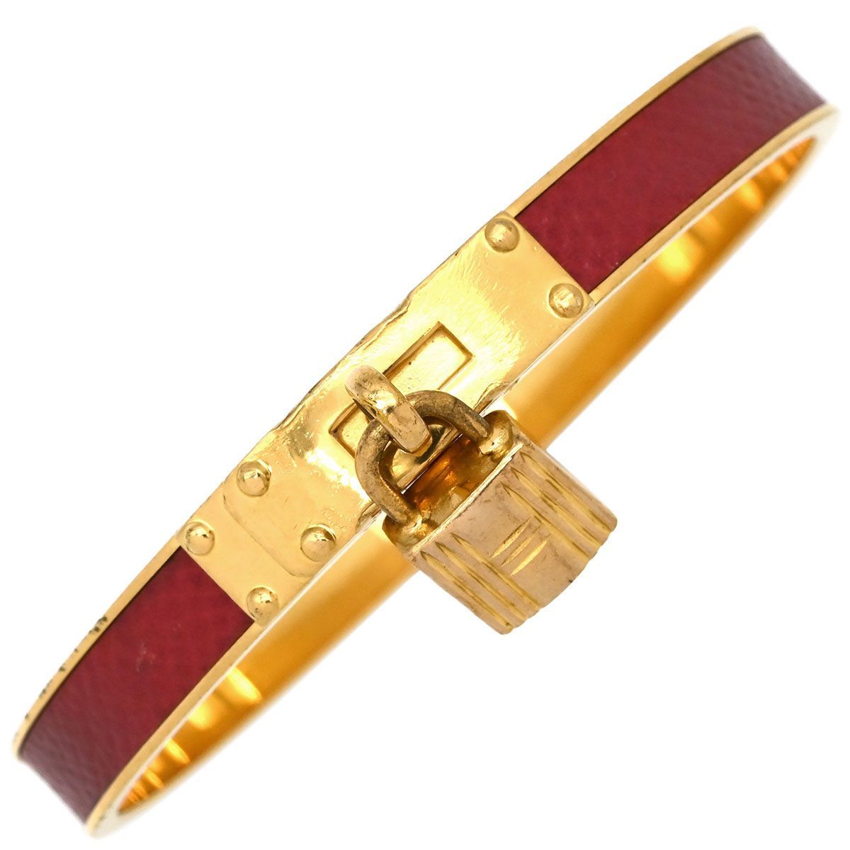 エルメス HERMES バングル ケリー バングル メタル ヴォーエプソン