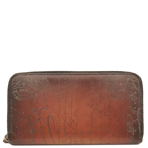 ベルルッティ BERLUTI 長財布 イタウバ スクリットレザー ロングジップ