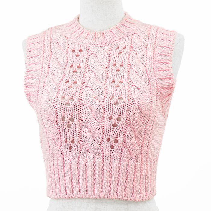 PRADA プラダ クロップドニットベスト 2022年製 コットン100