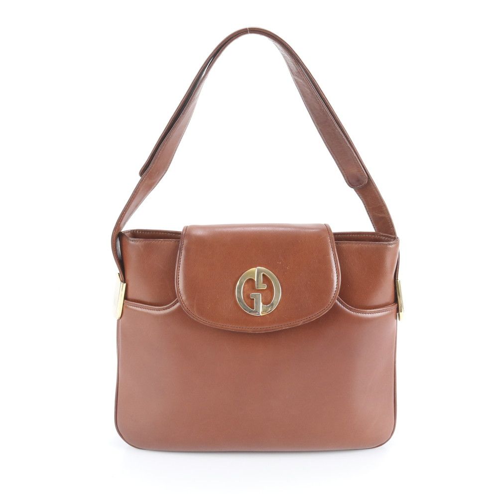 極美品 ヴィンテージ グッチ レザー 2WAY ショルダーバッグ 肩掛け