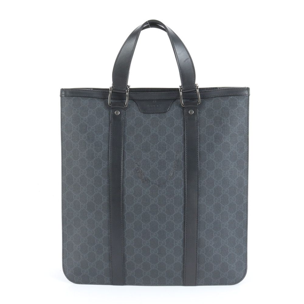 極美品 グッチ GGスプリーム 322072 レザー トート バッグ ショルダー