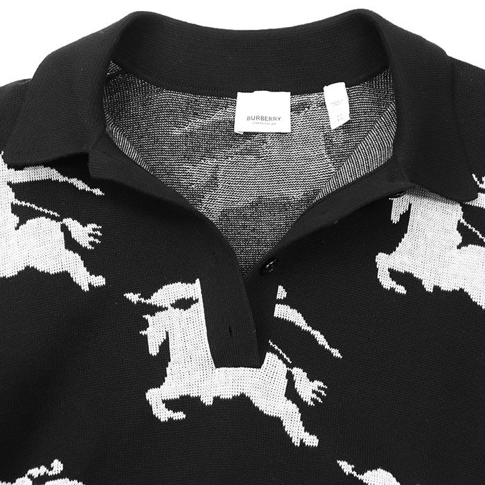 美品】BURBERRY LONDON バーバリー ロンドン ニット ポロシャツ EKD