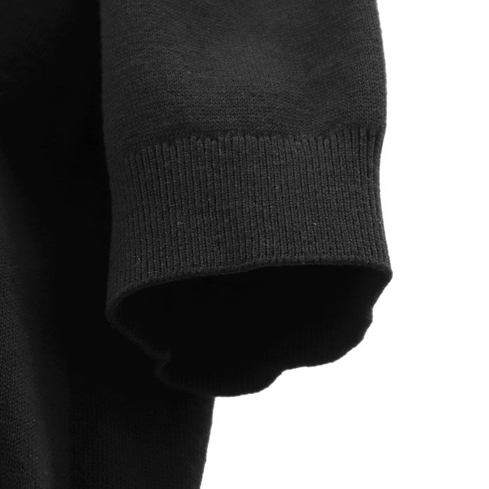 【✨美品】バーバリー ロンドン イタリア製 切り替え ニット ジャケット 黒 バーバリー ロンドン BURBERRY LONDON ジャケット ブルゾン アウター