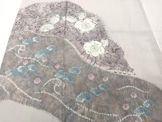 平和屋着物□訪問着 手描き 絞り 辻が花 正絹 逸品 CABB2409xi - メルカリ