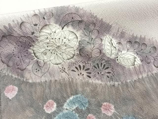 平和屋着物□訪問着 手描き 絞り 辻が花 正絹 逸品 CABB2409xi - メルカリ