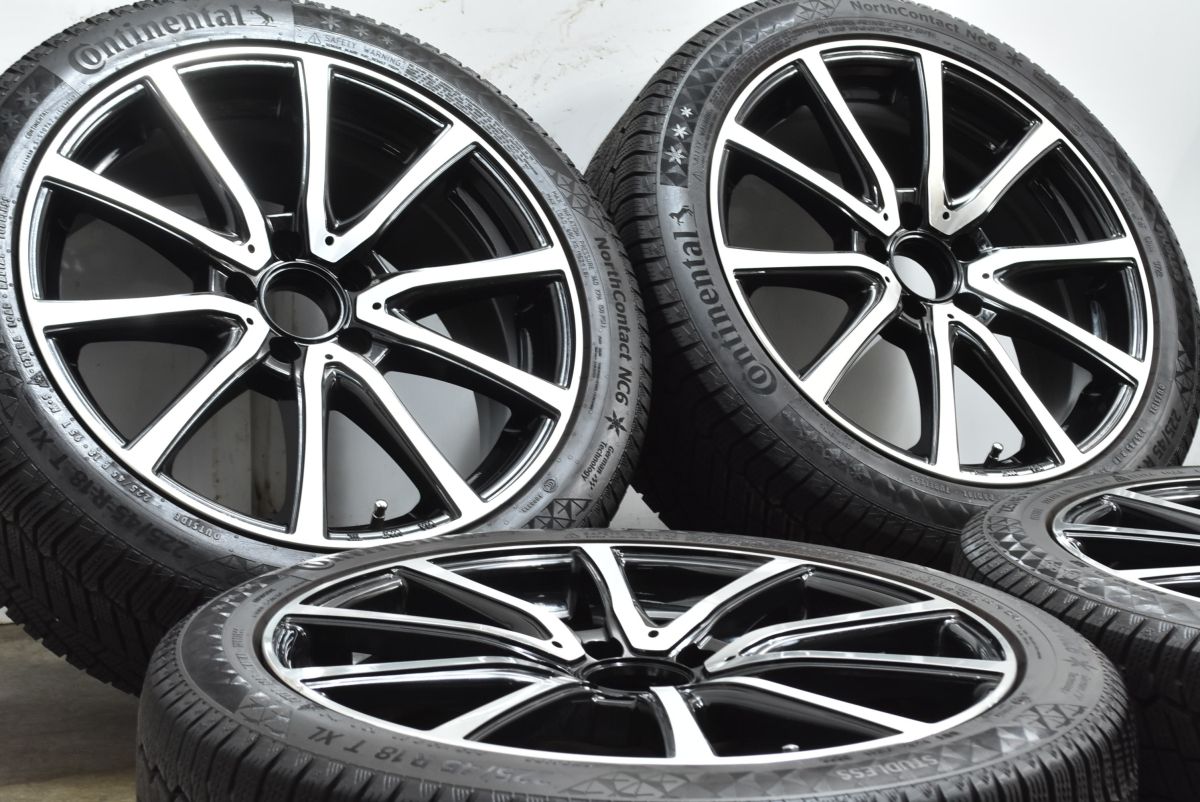 ユーロフォルシュ 18 in 7 5 J 40 PCD 112 コンチネンタル ノースコンタクト NC 6 225 45 R メルセデスベンツ Aクラス Bクラス CLA