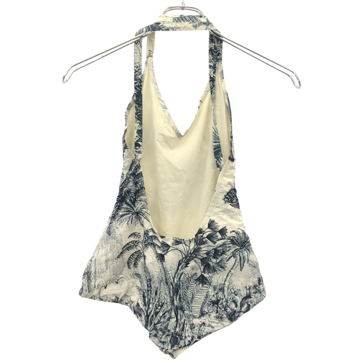 Dior ディオール マリアグラツィアキウリ スイムウェア ネイビー×ホワイト XS