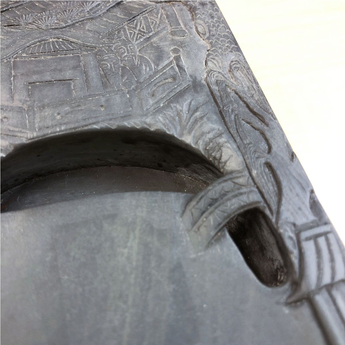 硯 すずり 蘭亭硯（らんていけん）麻子坑端渓硯（ましこうたんけいけん