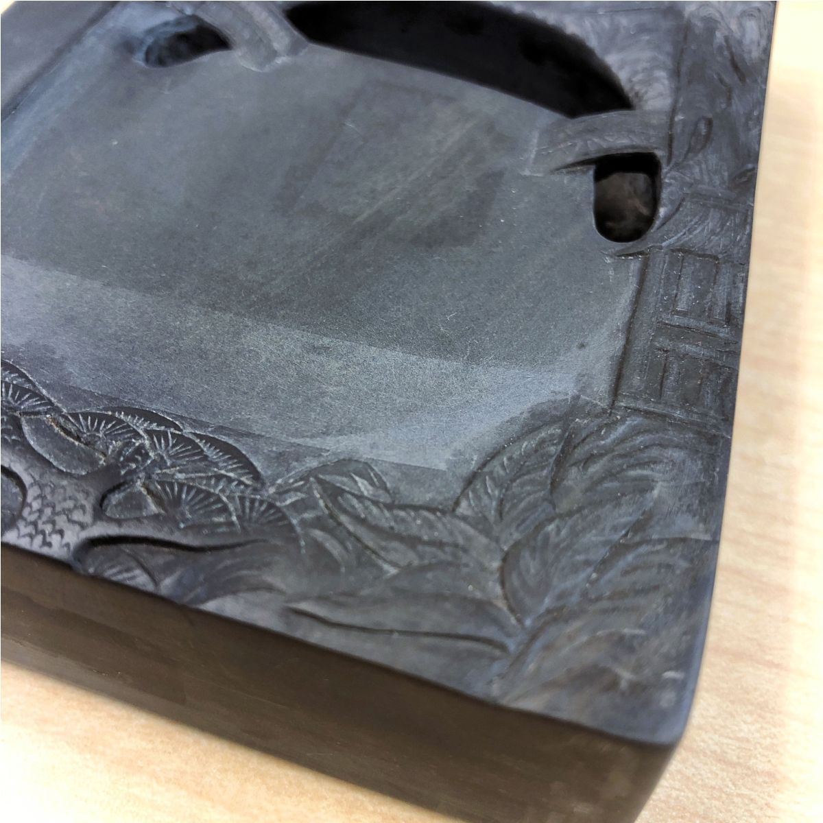 硯 すずり 蘭亭硯（らんていけん）麻子坑端渓硯（ましこうたんけいけん