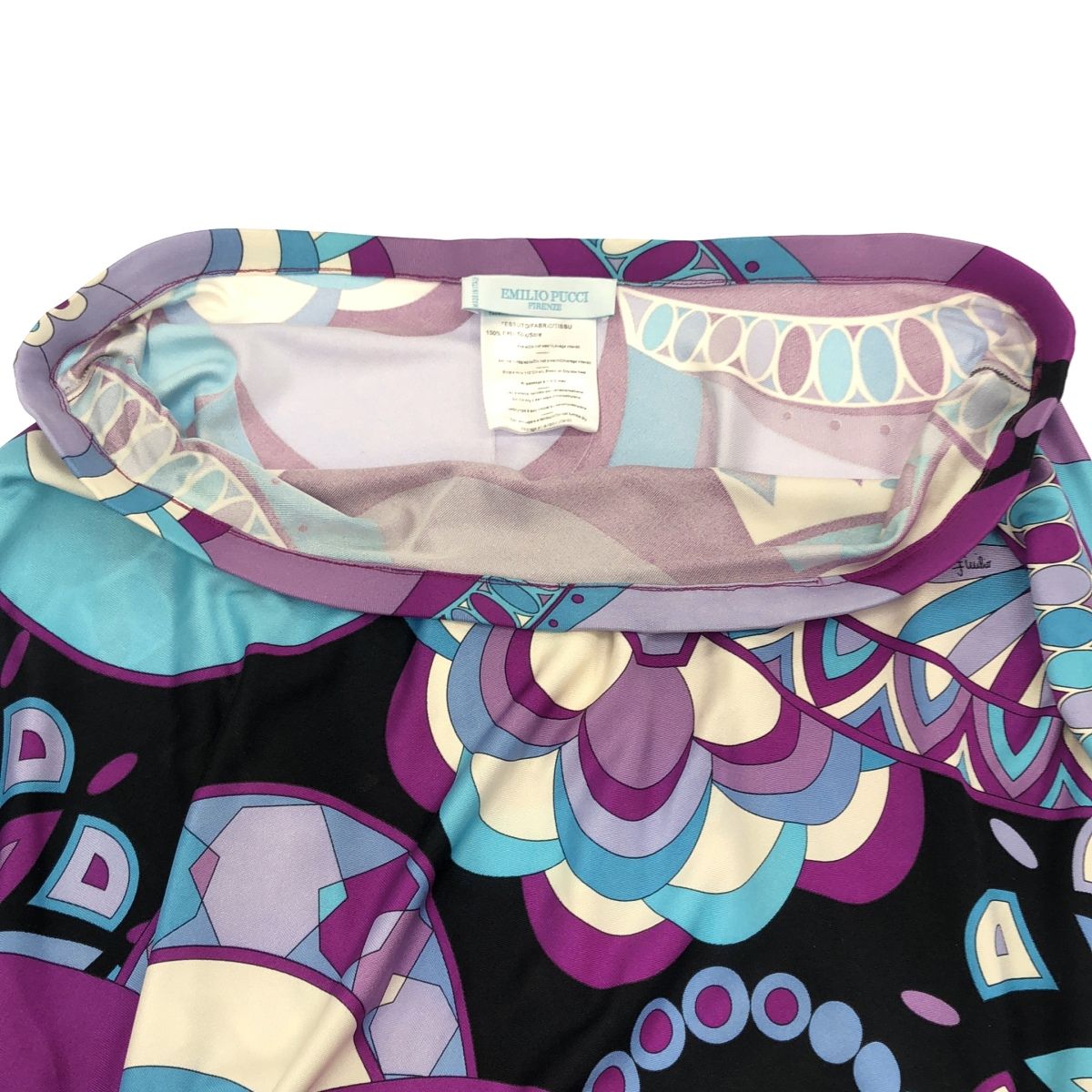 エミリオ プッチ emilio pucci シルクストレッチスカート EMILIO PUCCI エミリオプッチ シルクスカート パープル IT40 - メルカリ