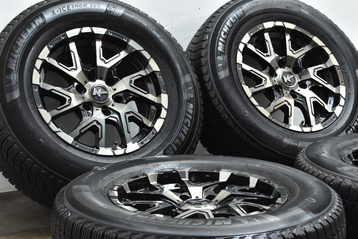 ナイトロパワー 17 in 8 J 20 PCD 139 7 X ICE SNOW SUV 265 65 R ランドクルーザー プラド ハイラックス サーフ パジェロ TPMS付