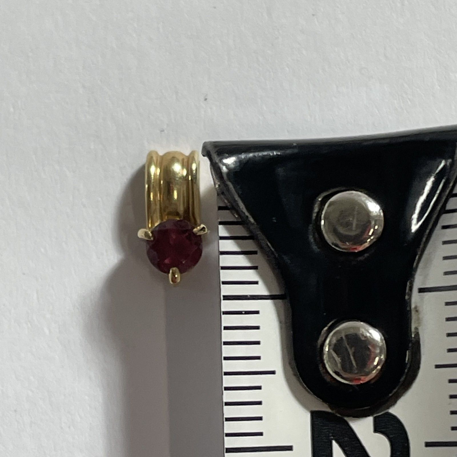 ☆ K9刻印 9金 ゴールド ピンク石つき ペンダントトップ アクセサリー