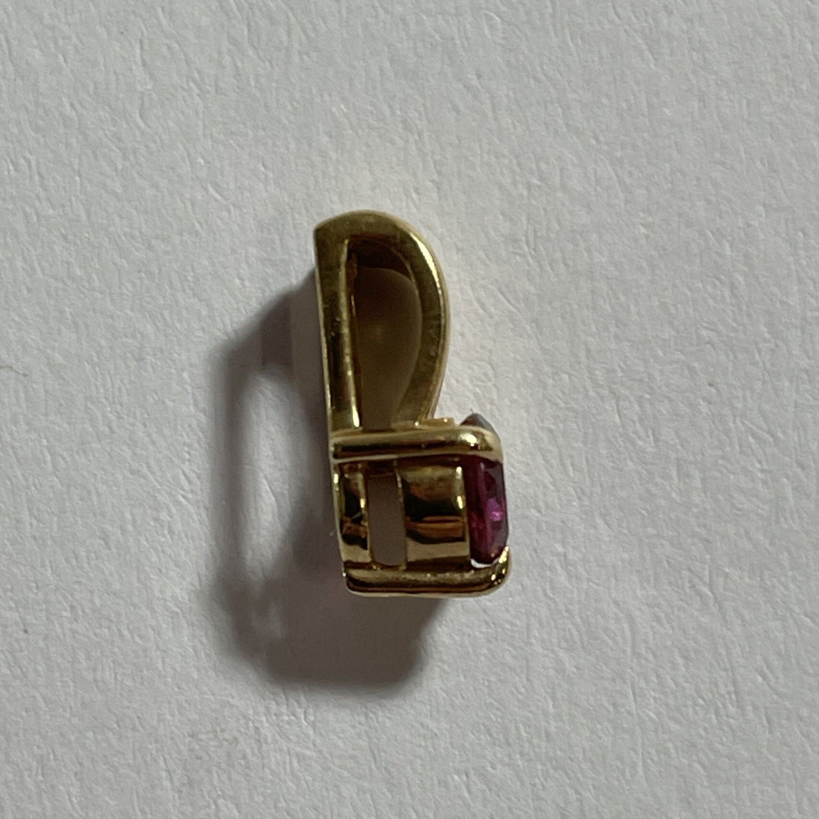 K9 刻印　アクセサリー　ゴールド　9金 ☆ K9刻印 9金 ゴールド ピンク石つき ペンダントトップ アクセサリー