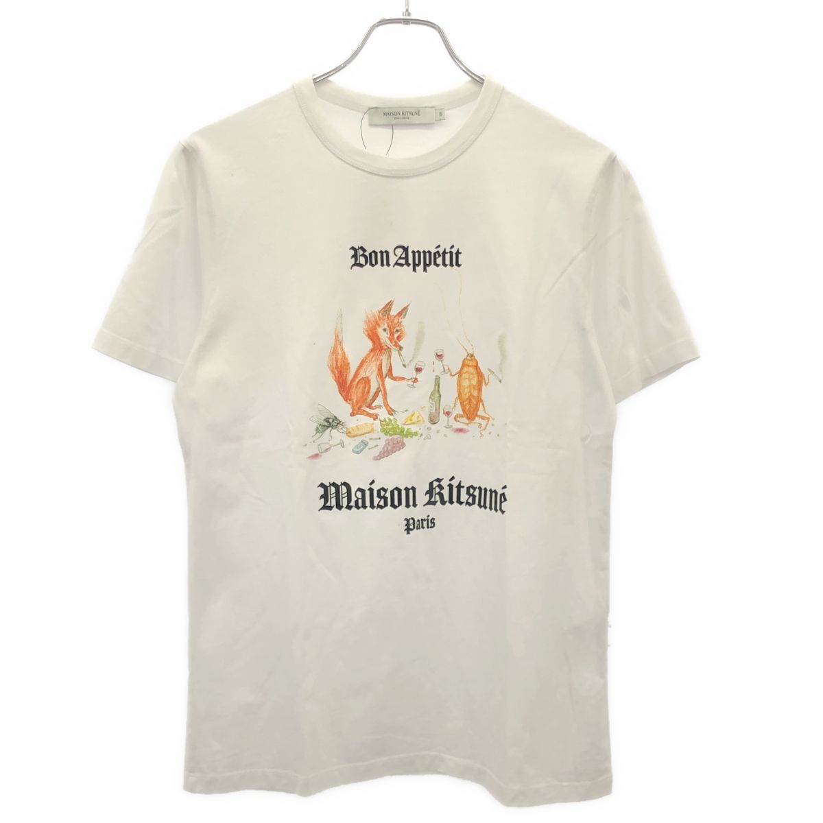 MAISON KITSUNE メゾンキツネ プリントTシャツ JM00168KJ0008 ホワイト