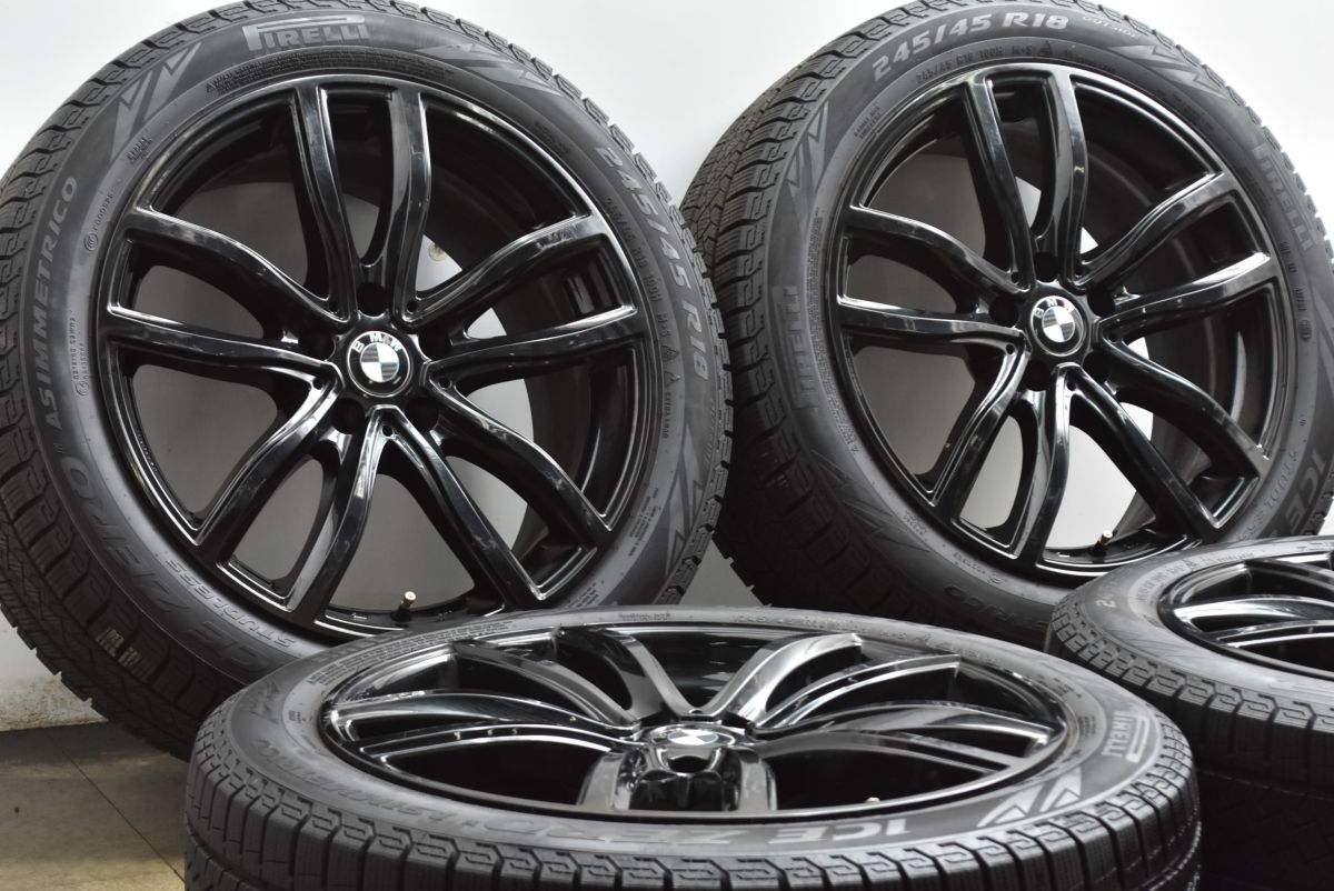 程度良好 MAK FAHR 18 in 8 J 30 PCD 112 アイスゼロ アシンメトリコ 245 45 R 24年 BMW G 31 5シリーズ 26 4シリーズグランクーペ