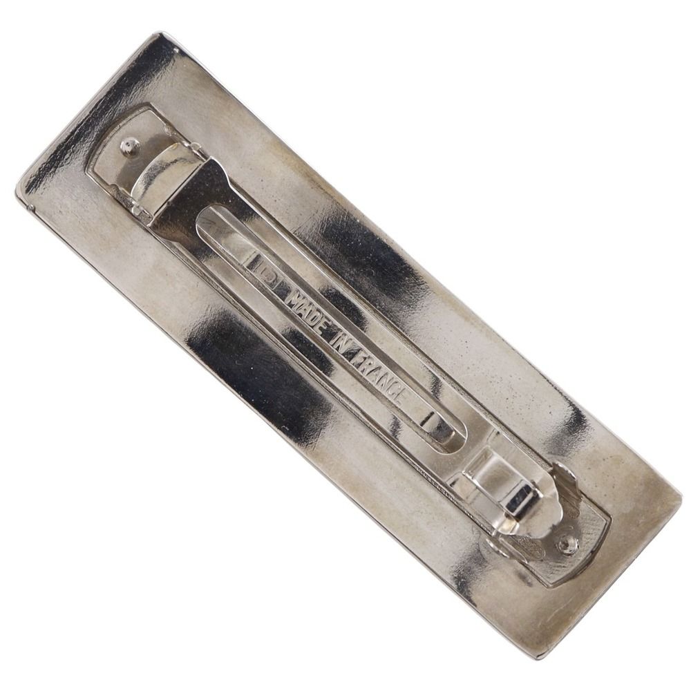 CHANEL シャネル ココマーク スプリング 金属製 シルバー 98 P レディース バレッタ