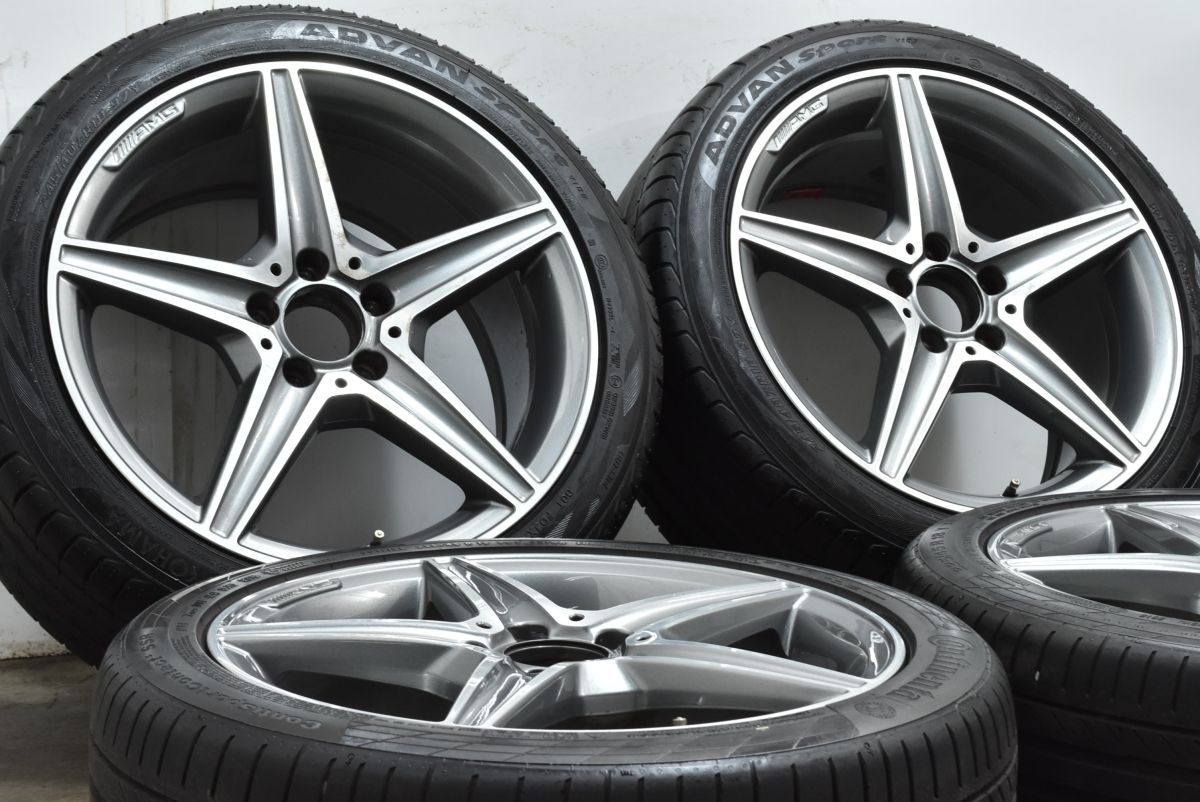 ホイールのみ販売 ベンツ W 205 Cクラス AMG 18 in 7 5 J 44 8 49 PCD 112 245 40 R 225 45 S スタッドレス用等に