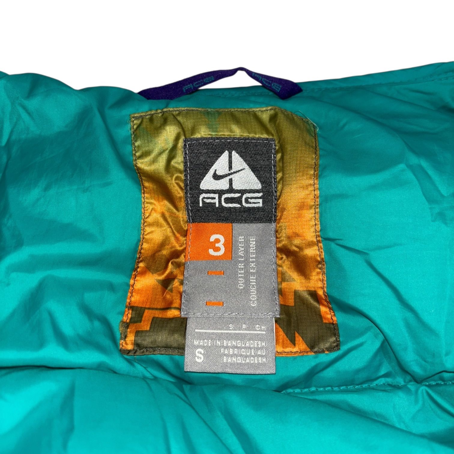 08年 NIKE ACG × PENDLETON Native Down JKT S 800FILL ナイキ ペン