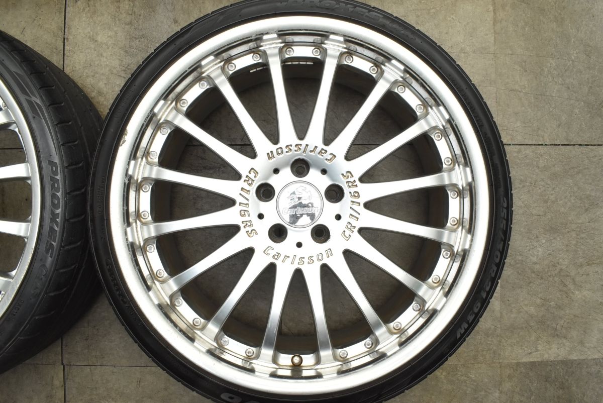  Carlsson カールソン 1 16 RS 21 in 9 J 10 40 PCD 112 245 30 R 295 25 ベンツ W 212 213 Eクラス 222 221 Sクラス 21インチ タイヤ ホイールセット