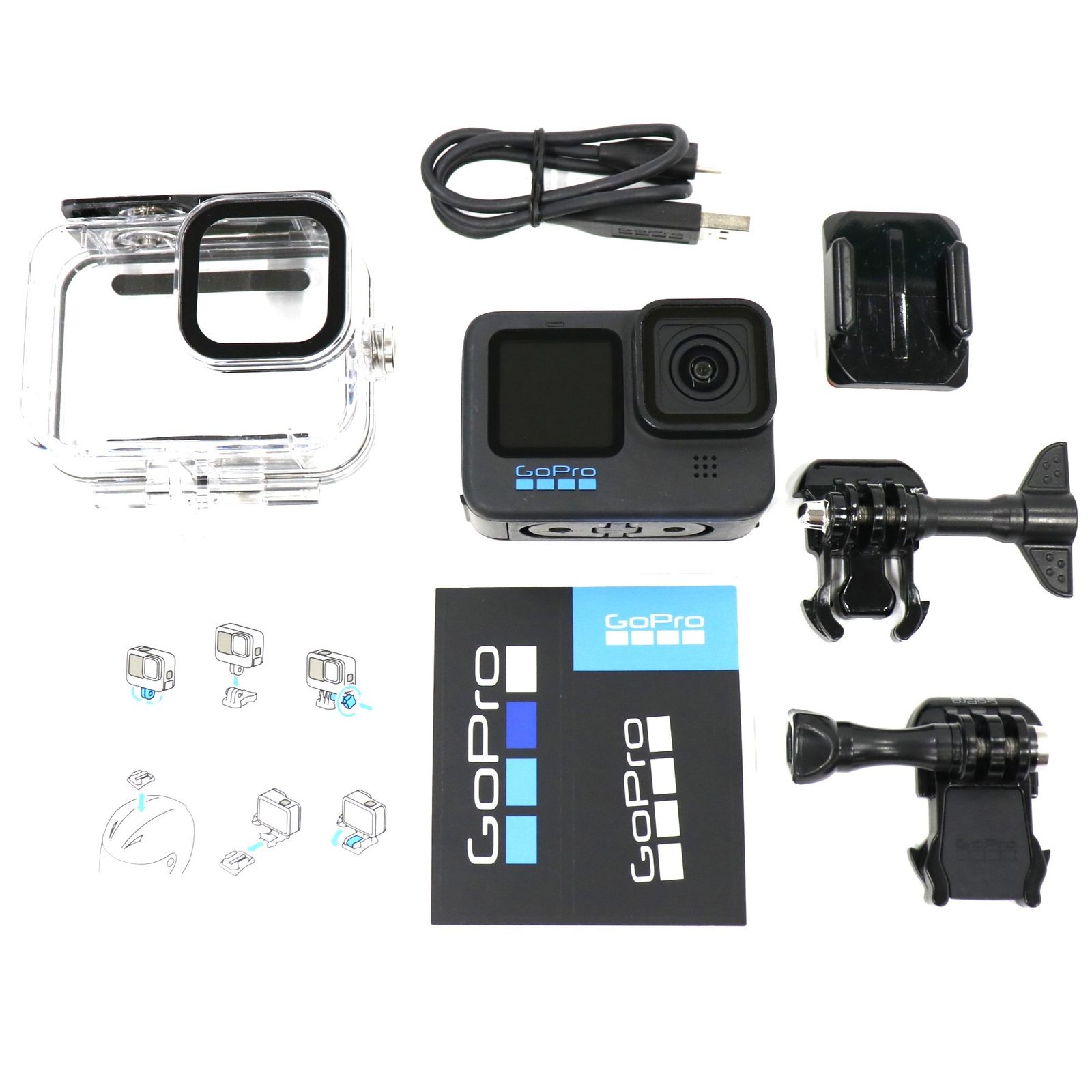 GoPro HERO 10 Black 防水ハウジング付き 可 C