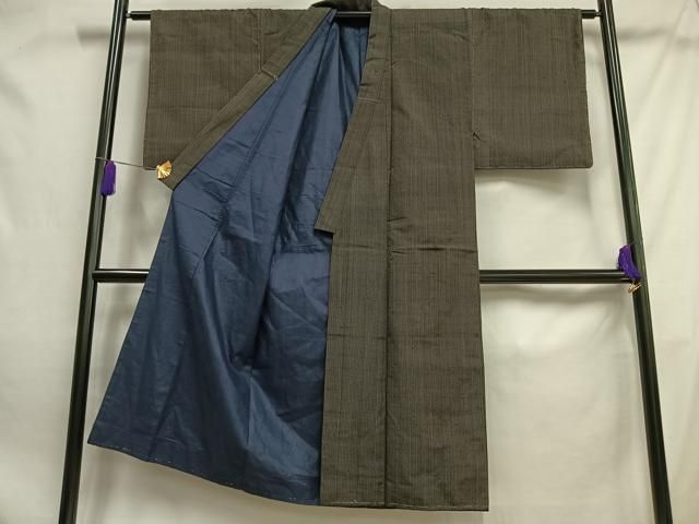 平和屋着物□男性 紬 縞 正絹 逸品 未使用 AABE0387oa - メルカリ