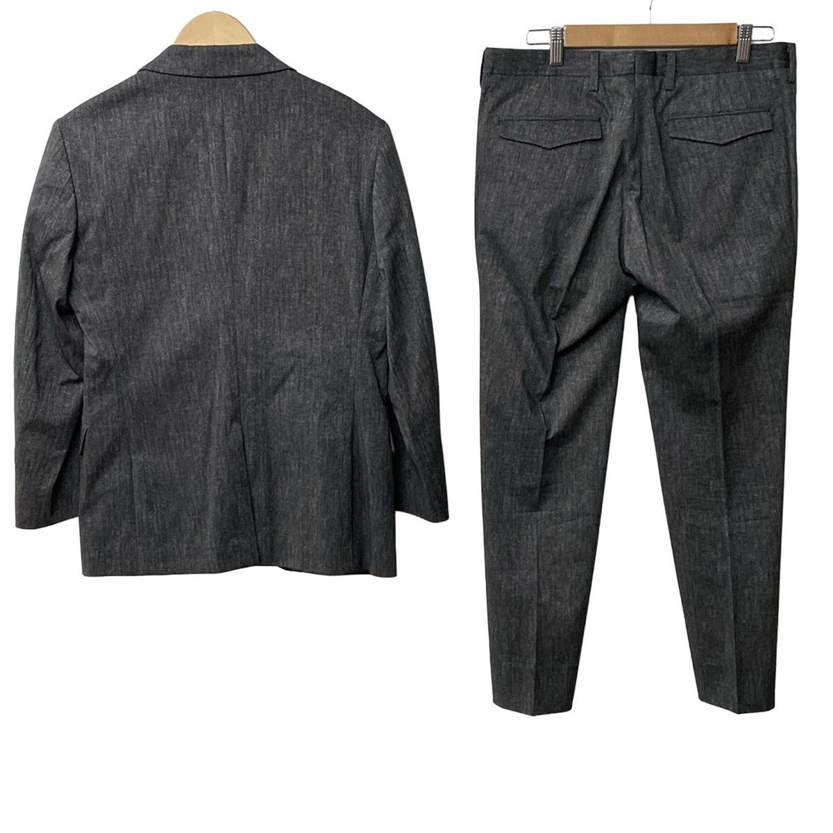 JOSEPH HOMME ジョセフオム シングルスーツ メンズ - グレー×黒