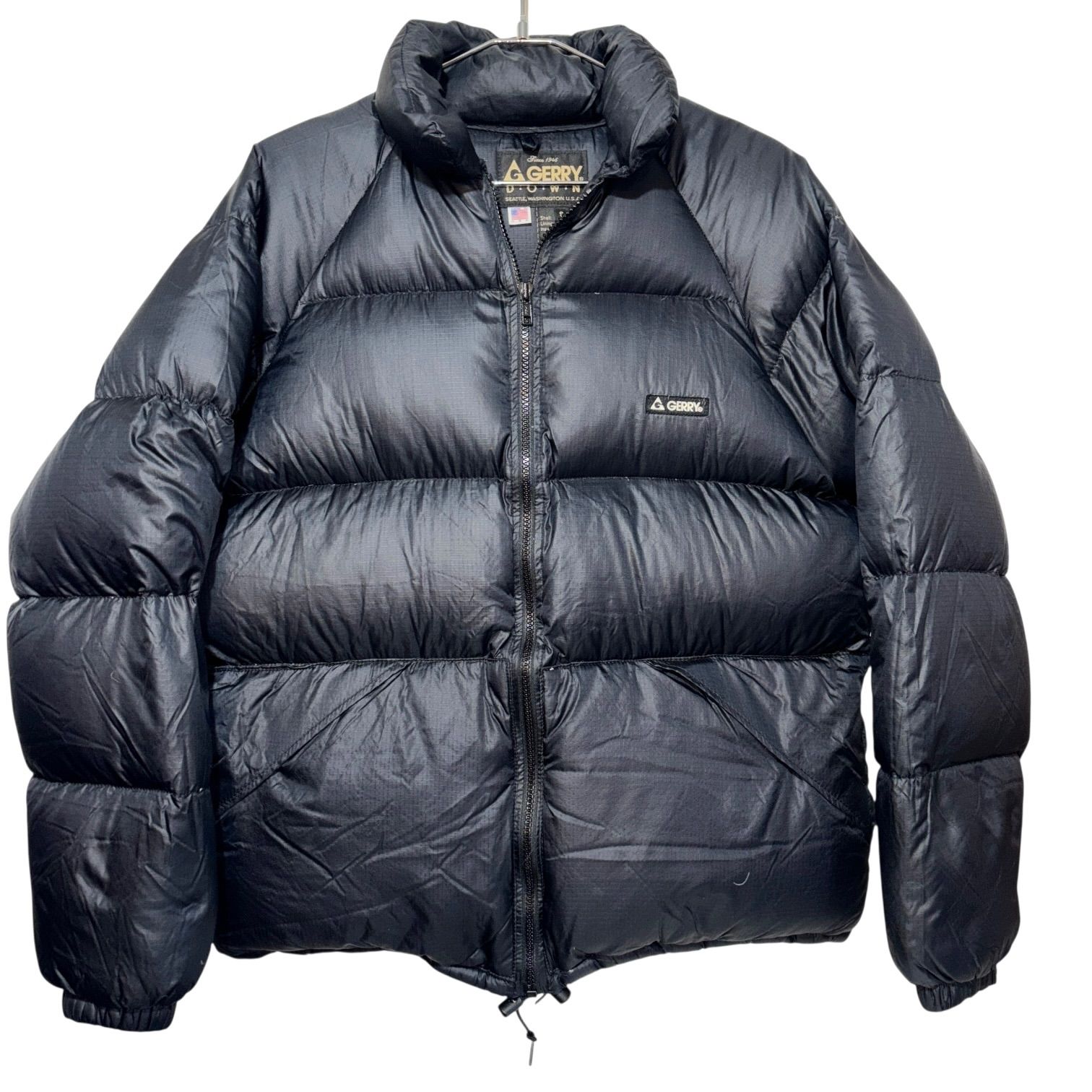 USA製 90s GERRY DOWN JKT S BLK ジェリー ダック ダウンジャケット 黒 