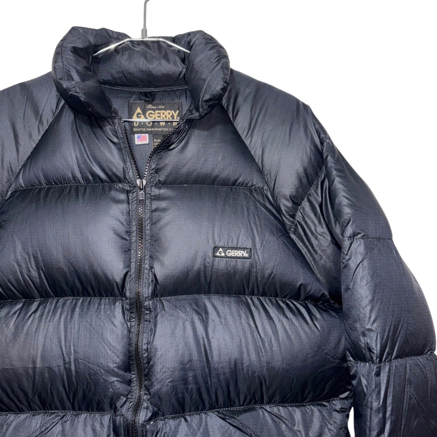 USA製 90s GERRY DOWN JKT S BLK ジェリー ダック ダウンジャケット 黒 