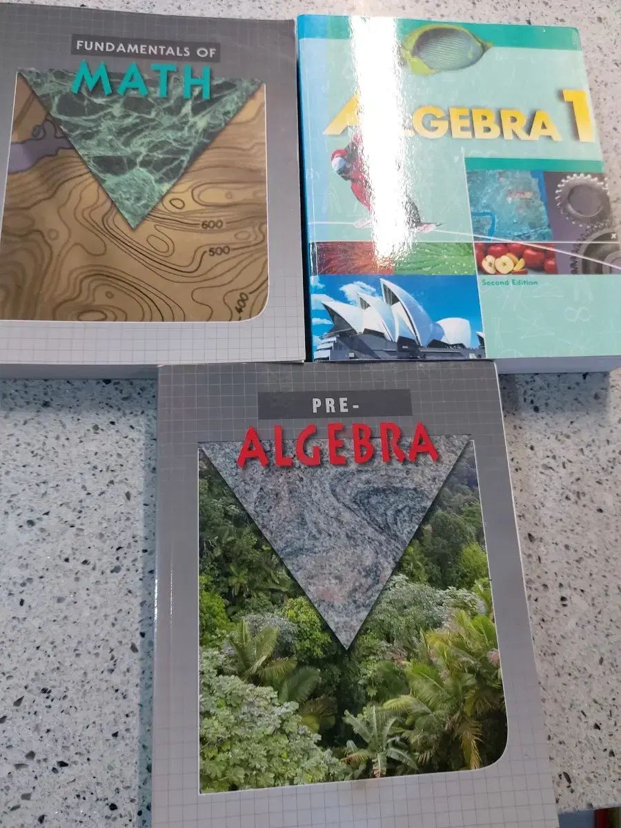 海外数学教材 3巻、 택비含む 32000円。1冊はサービスでお付けします。